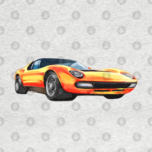 Lamborghini Miura by Z Garage Art